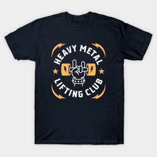 Heavy Metal Lifting Club (Yellow) T-Shirt